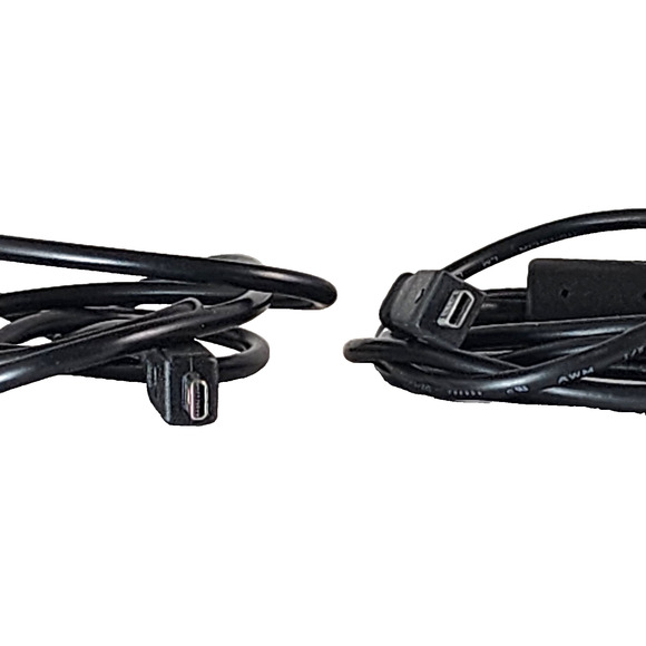 Assorted Length USB Type A to Micro Type B USB Cable Cord (2 Cables) Used. - Picture 2 of 3